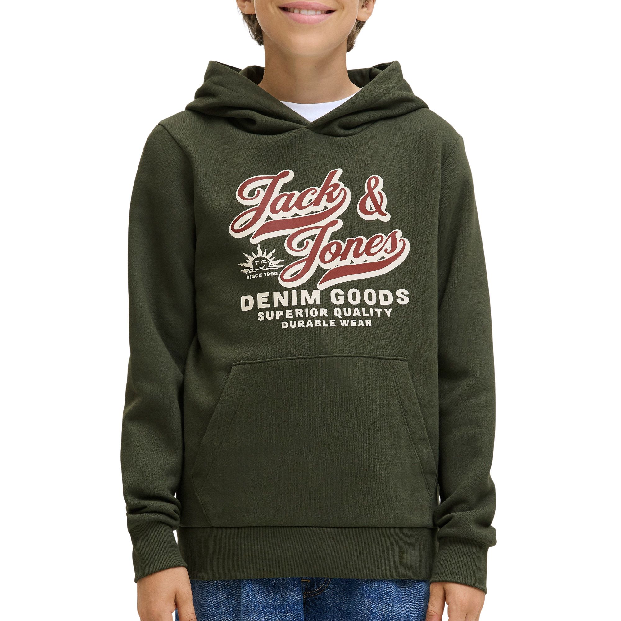Jack & Jones Logo Hoodie Junior | Plutosport
